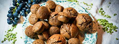 Bouchées au chocolat à la farine de pois cassés