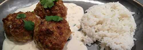 Boulettes de veau à la Thaï sauce coco