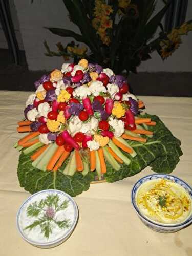 Bouquets crudités et sauces