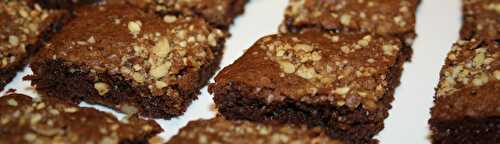 Brownies aux noix et aux pralins