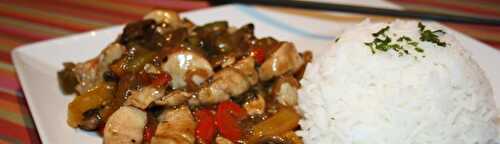 Chop Suey de poulet au gingembre