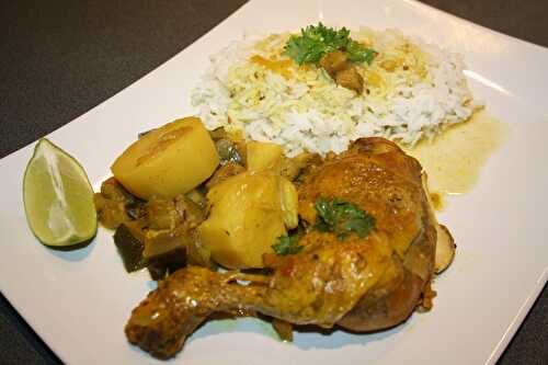 Colombo de poulet martiniquais