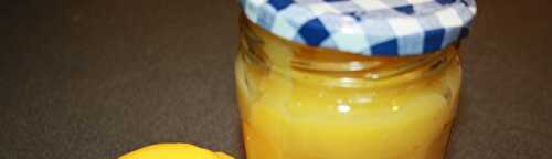 Crème de citron Lemon Curd sans beurre