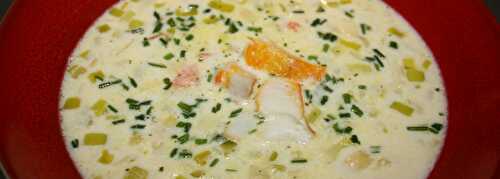 Cullen Skink soupe de Haddock écossaise