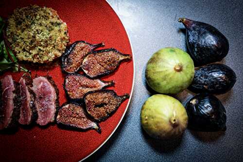 Figues Magret aux figues confites à la graisse de canard