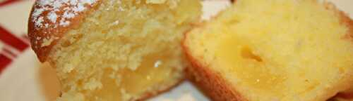 Mini muffins cœur citron Lemon curd