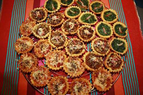 Mini tartelettes Apéro !!