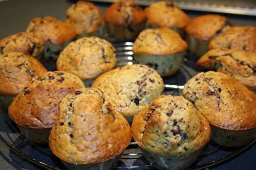 Muffins aux pépites de chocolat