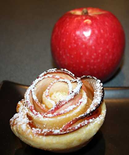 Roses feuilletées aux pommes