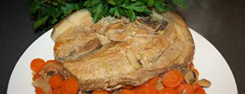Rouelle de porc aux carottes, Porc noir Gascon de le « Le Gascon’hay »