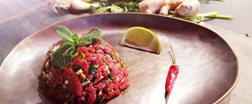 Tartare de bœuf aux saveurs Thaï