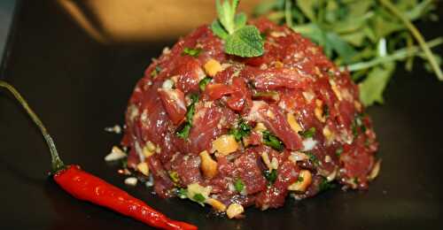 Tartare de bœuf Thaï