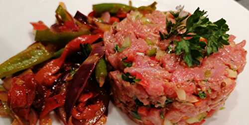 Tartare de veau façon Axoa Tradition et Terroir du Sud Ouest