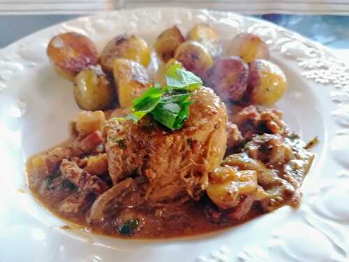 Filet mignon de porc à la moutarde au piment d’Espelette