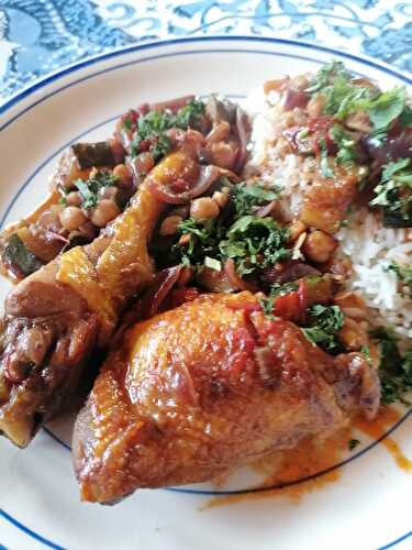 Poulet aux épices du Maroc