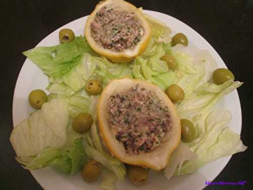 CITRONS FARCIS AUX SARDINES