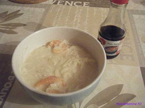 SOUPE CREVETTES COCO