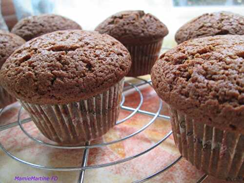 Muffins au chocolat au lait et plus...