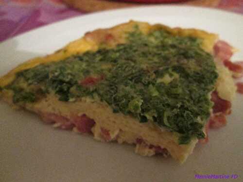 Clafoutis lardons fines herbes