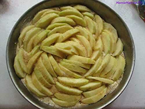 Gâteau amandes-pommes-mascarpone