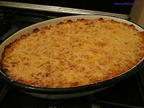 Gratin de potimarron au lait de coco