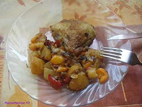 Poulet aux légumes fondants