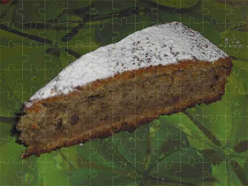 Gâteau banane et noix