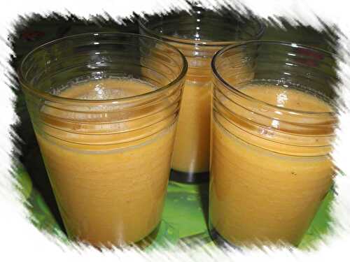 Smoothie melon-banane