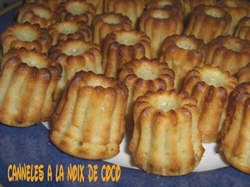 Cannelés à la Noix de Coco