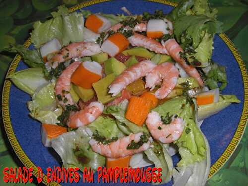 Salade d'endives au pamplemousse