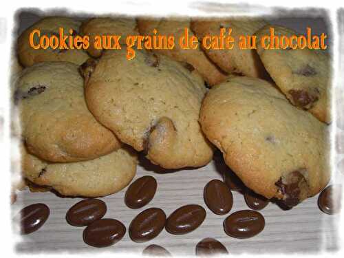 Cookies grains de café au chocolat