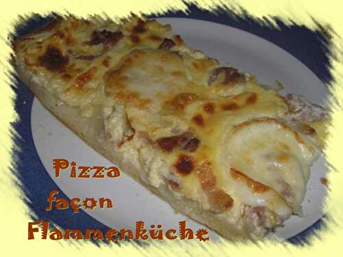 Pizza façon Flammenküche