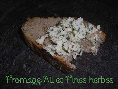 Fromage ail et fines herbes maison