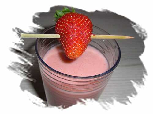 Smoothie aux fraises