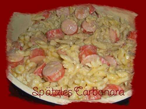 Spätzles Carbonara