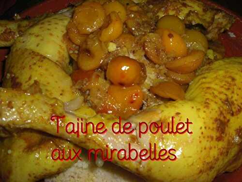 Tajine de poulet aux mirabelles