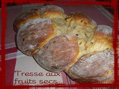 Tresse aux fruits secs