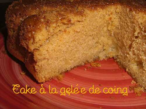 Cake à la gelée de coing