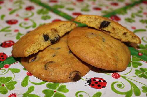 Cookies au potiron et pépites de chocolat