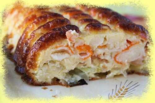 Clafoutis Surimi Crevettes et Poireaux