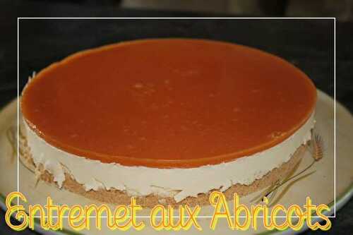 Entremet aux abricots