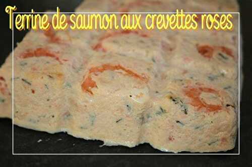 Terrine de saumon aux crevettes roses