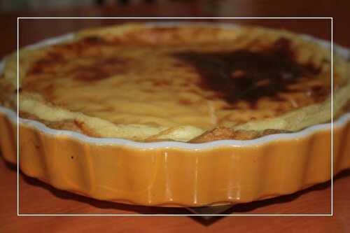 Tarte au flan de Mamy Cécile