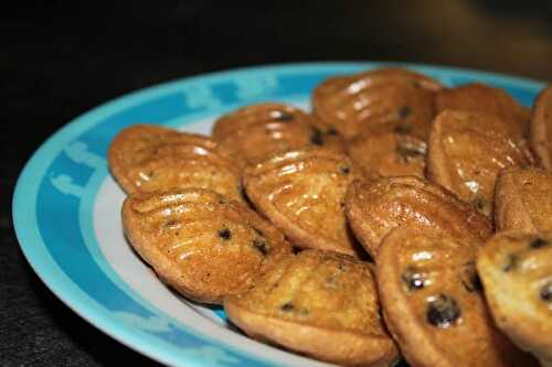 Madeleines aux pépites de chocolat