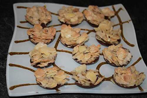 Mini tartelettes croquantes amandes et chocolat