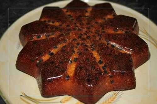 Gâteau au yaourt aux clémentines et aux pépites de chocolat