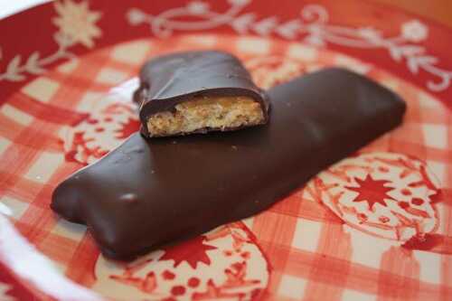 Barres choco-caramel de Michalak (Twix maison)