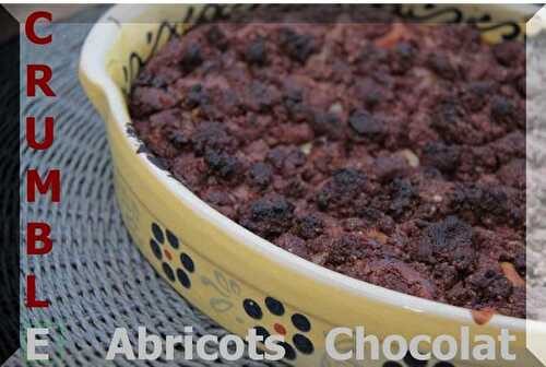 Crumble Abricots Chocolat de Christophe Felder