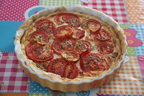 Tarte aux tomates et à la moutarde