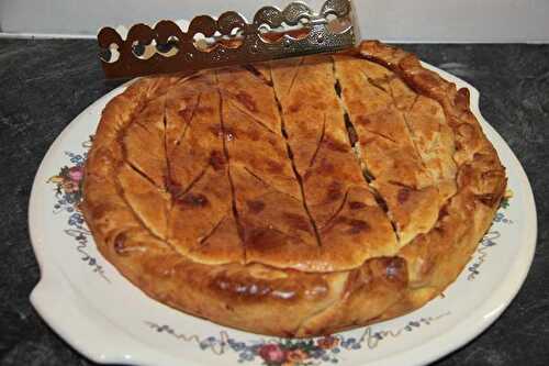 Galette des rois pommes, amandes et caramel